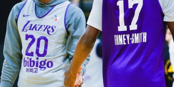 湖人备战季后赛！詹皇加练三种武器，布朗尼扮华子